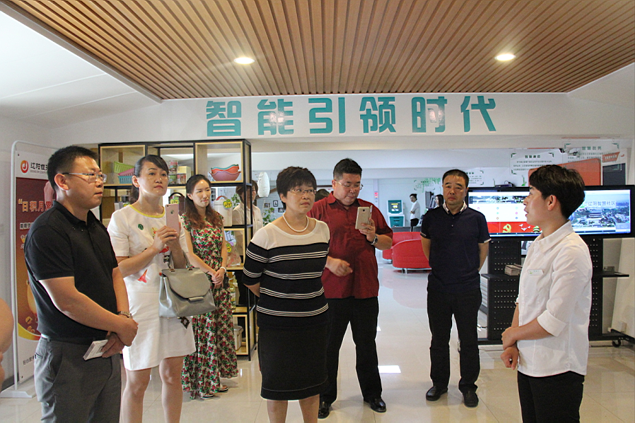 201607191468910071311325 太子河区张宁副区长率队调查调研集团智慧厅项目