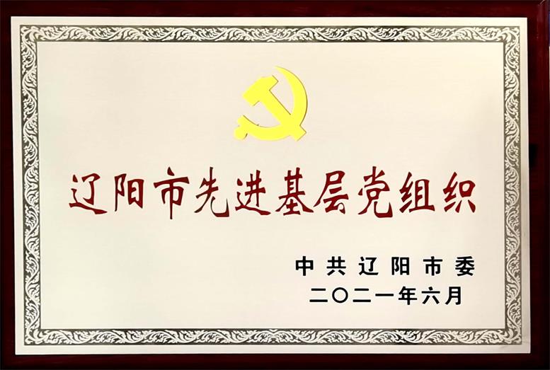 217永信贵宾会集团荣获“辽阳市先进基层党组织”称号